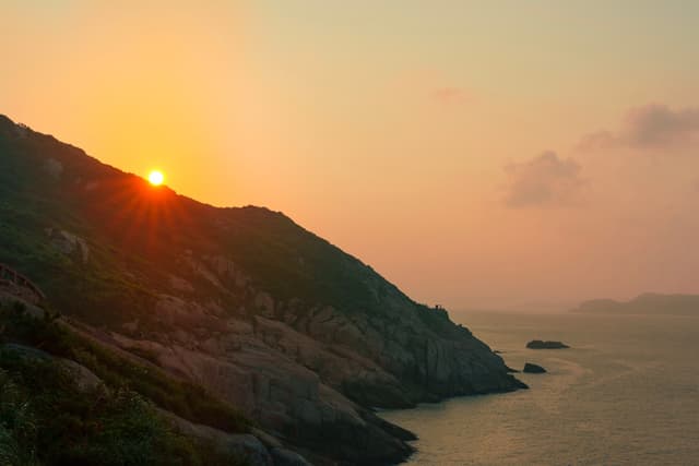 东福山 · 山海落日
